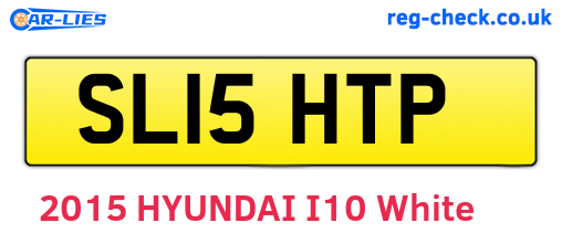 SL15HTP are the vehicle registration plates.