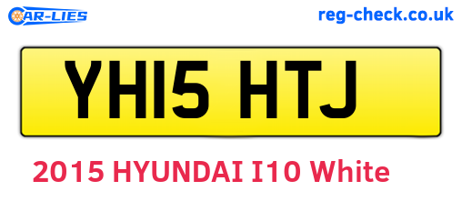 YH15HTJ are the vehicle registration plates.