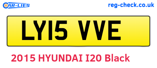 LY15VVE are the vehicle registration plates.