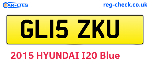 GL15ZKU are the vehicle registration plates.