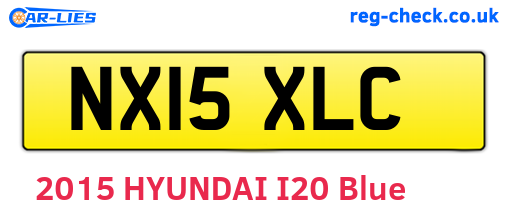 NX15XLC are the vehicle registration plates.