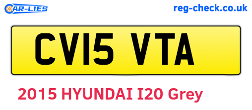 CV15VTA are the vehicle registration plates.