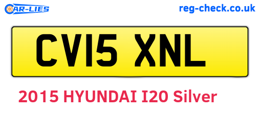 CV15XNL are the vehicle registration plates.