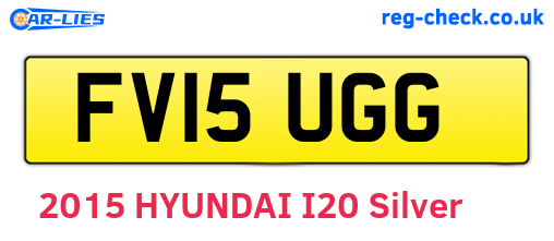 FV15UGG are the vehicle registration plates.