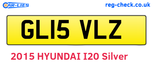 GL15VLZ are the vehicle registration plates.