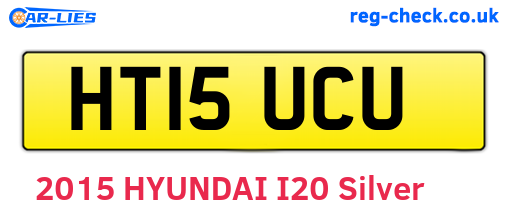 HT15UCU are the vehicle registration plates.
