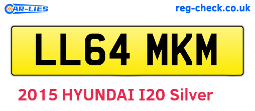 LL64MKM are the vehicle registration plates.