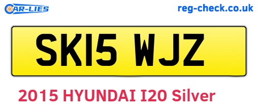 SK15WJZ are the vehicle registration plates.