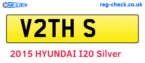 V2THS are the vehicle registration plates.