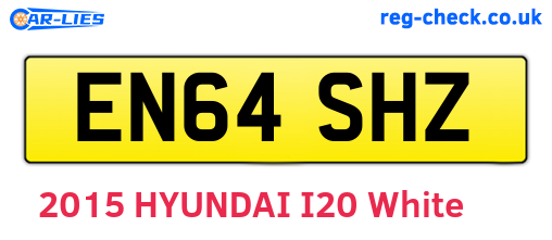 EN64SHZ are the vehicle registration plates.