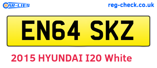 EN64SKZ are the vehicle registration plates.