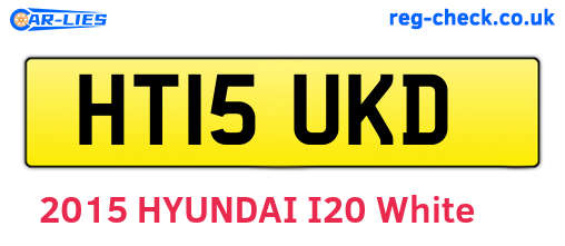 HT15UKD are the vehicle registration plates.