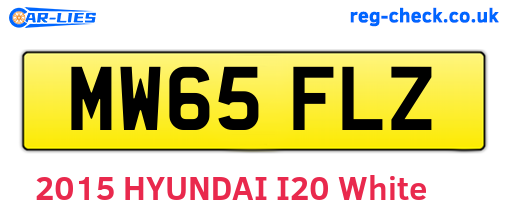 MW65FLZ are the vehicle registration plates.