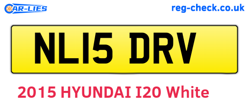 NL15DRV are the vehicle registration plates.