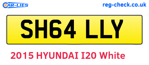 SH64LLY are the vehicle registration plates.