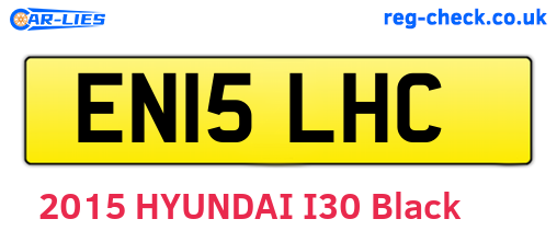 EN15LHC are the vehicle registration plates.