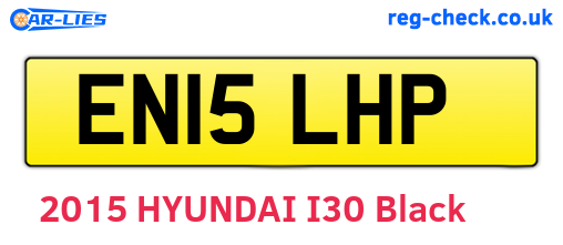 EN15LHP are the vehicle registration plates.