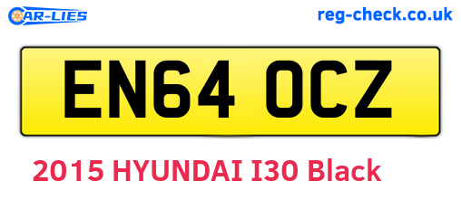 EN64OCZ are the vehicle registration plates.