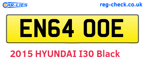 EN64OOE are the vehicle registration plates.