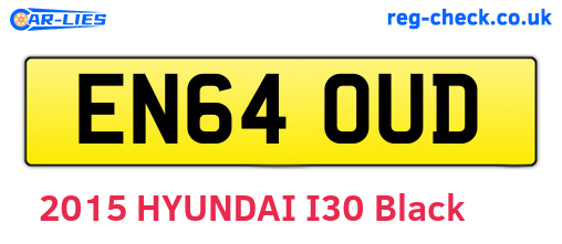 EN64OUD are the vehicle registration plates.