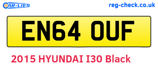 EN64OUF are the vehicle registration plates.