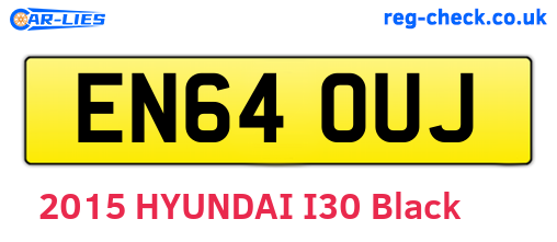 EN64OUJ are the vehicle registration plates.