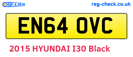 EN64OVC are the vehicle registration plates.