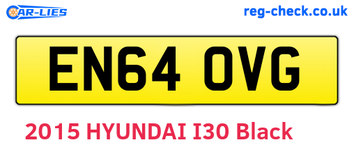 EN64OVG are the vehicle registration plates.
