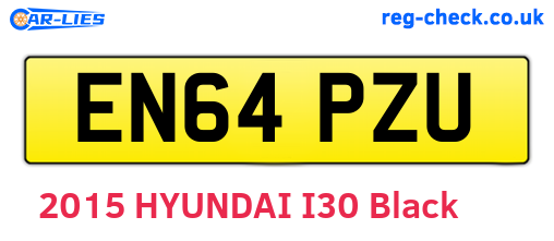 EN64PZU are the vehicle registration plates.