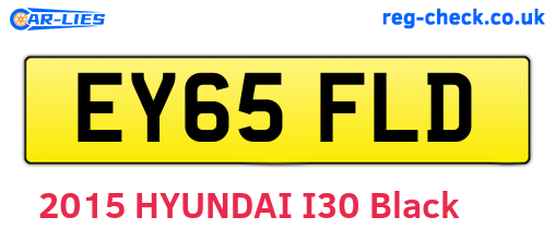 EY65FLD are the vehicle registration plates.