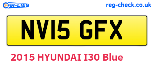 NV15GFX are the vehicle registration plates.