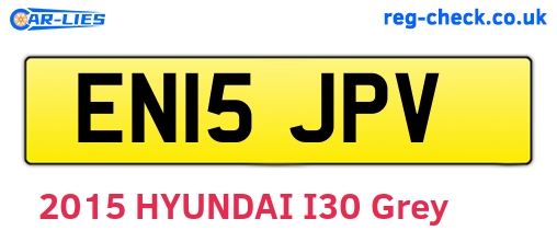 EN15JPV are the vehicle registration plates.