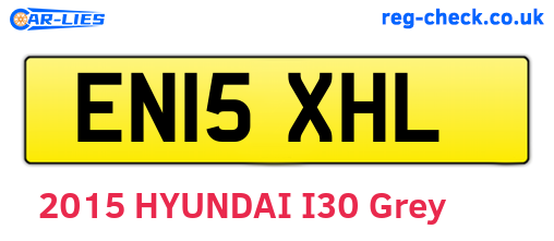 EN15XHL are the vehicle registration plates.