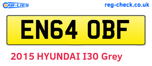 EN64OBF are the vehicle registration plates.