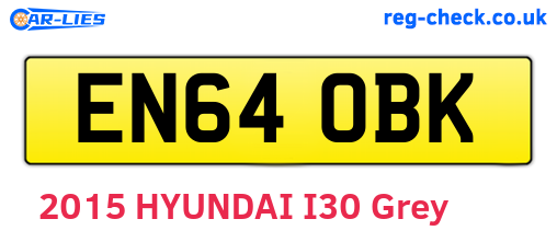 EN64OBK are the vehicle registration plates.