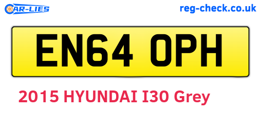 EN64OPH are the vehicle registration plates.