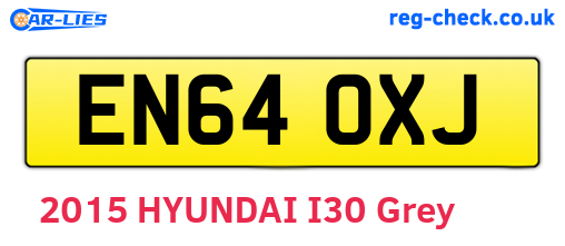 EN64OXJ are the vehicle registration plates.