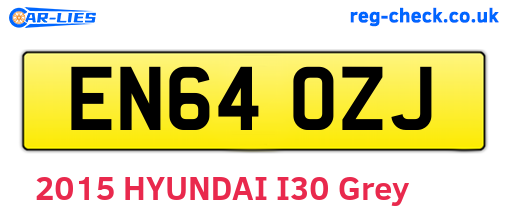 EN64OZJ are the vehicle registration plates.