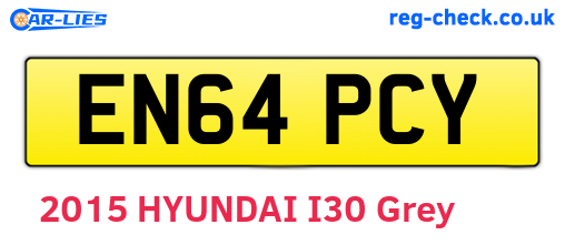 EN64PCY are the vehicle registration plates.