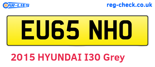 EU65NHO are the vehicle registration plates.