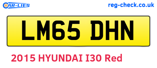 LM65DHN are the vehicle registration plates.