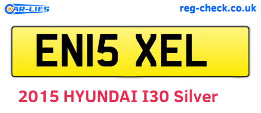 EN15XEL are the vehicle registration plates.