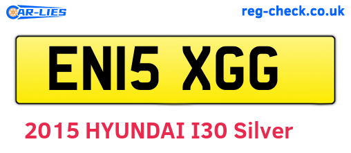 EN15XGG are the vehicle registration plates.