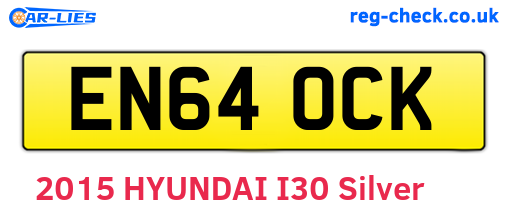 EN64OCK are the vehicle registration plates.