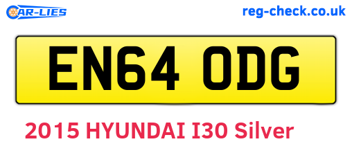 EN64ODG are the vehicle registration plates.