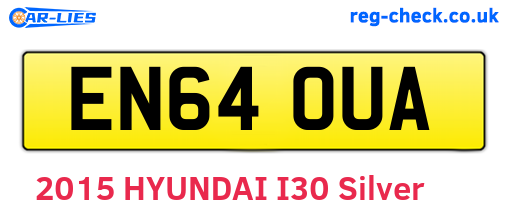 EN64OUA are the vehicle registration plates.