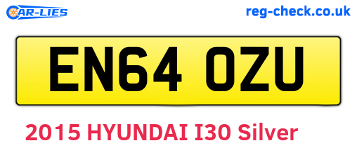 EN64OZU are the vehicle registration plates.