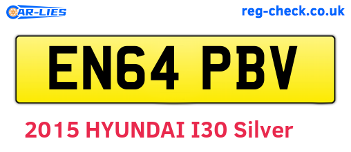 EN64PBV are the vehicle registration plates.