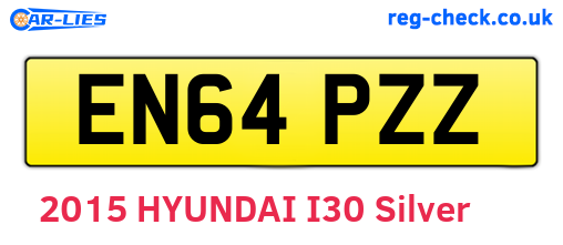 EN64PZZ are the vehicle registration plates.