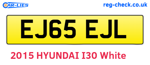 EJ65EJL are the vehicle registration plates.